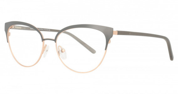 Cosmopolitan Astrid Eyeglasses, Matt Gun/Blk
