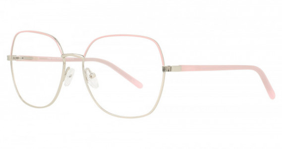 Cosmopolitan Cheri Eyeglasses, Rose Gld/Blk