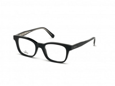Omega OM5004-H Eyeglasses, 052 - Shiny Dark Havana, Shiny Dark Havana & Transparent