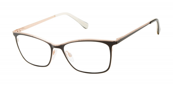 Tura by Lara Spencer LS131 Eyeglasses, Brown/Gold (BRN)