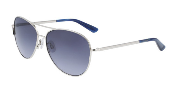 Anne Klein AK7070 Sunglasses, 045 Silver