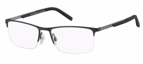 Tommy Hilfiger TH 1692 Eyeglasses, 0BSC BLACK SILVER