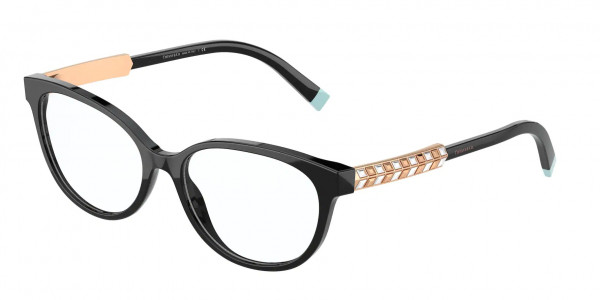 Tiffany & Co. TF2203B Eyeglasses, 8055 BLACK ON TIFFANY BLUE (BLACK)