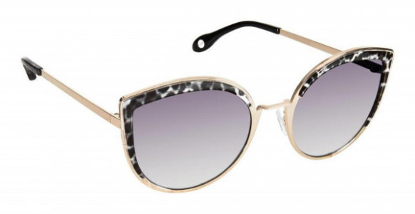 Fysh UK F-2049 Sunglasses, S400-LEOPARD GOLD