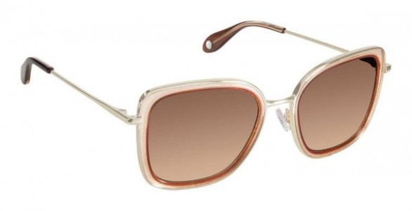 Fysh UK F-2046 Sunglasses, S402-PECAN SHIMMER