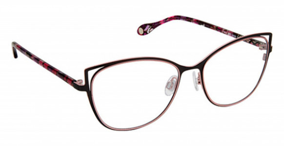 Fysh UK F-3637 Eyeglasses, M100-BLACK ROSE