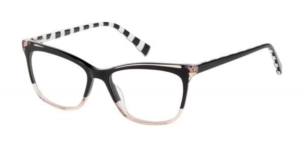 gx by Gwen Stefani GX075 Eyeglasses, Grey/Blush (GRY)