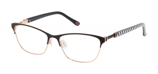 Lulu Guinness L795 Eyeglasses, Brown/Gold (BRN)
