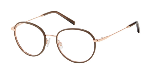 MINI 761008 Eyeglasses, Bone/Gold - 80 (BON)