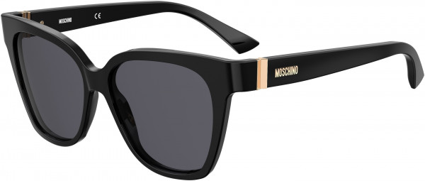 Moschino MOS066/S Sunglasses, 0807 BLACK