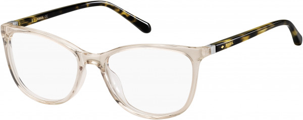 Fossil FOS 7071 Eyeglasses, 02T3 CRYSTAL BEIGE