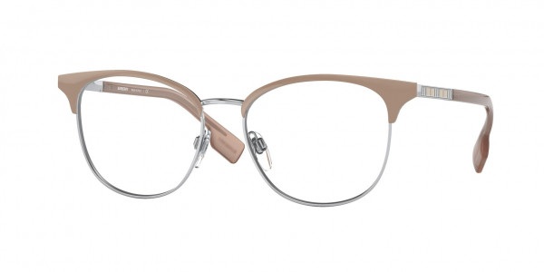 Burberry BE1355 SOPHIA Eyeglasses, 1005 SOPHIA SILVER/BROWN (SILVER)