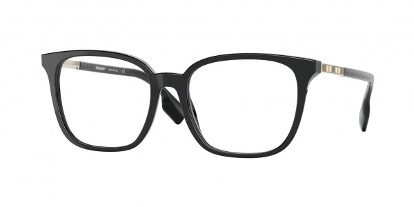 Burberry BE2338 LEAH Eyeglasses, 3001 LEAH BLACK (BLACK)