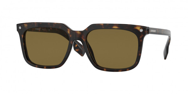 Burberry BE4337F CARNABY Sunglasses, 300185 CARNABY BLACK YELLOW (BLACK)