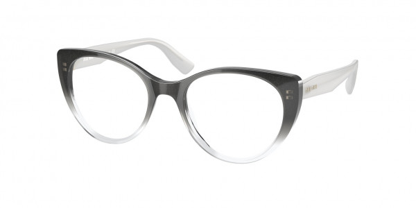 Miu Miu MU 06TVA Eyeglasses, 1AB1O1 BLACK