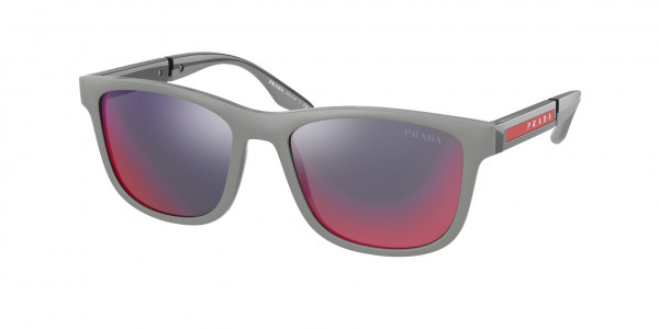 Prada Linea Rossa PS 04XS Sunglasses, 1AB5S0 BLACK DARK GREY (BLACK)