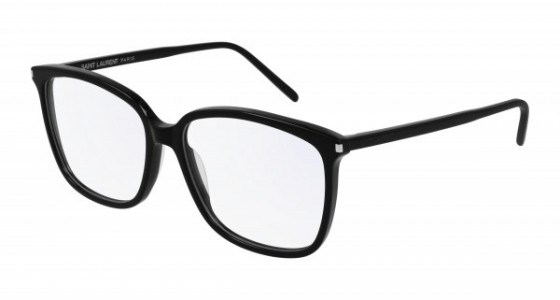 Saint Laurent SL 453 Eyeglasses, 002 - HAVANA with TRANSPARENT lenses