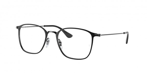 Ray-Ban Optical RX6466 Eyeglasses, 3101 BLU ON SILVER (BLUE)