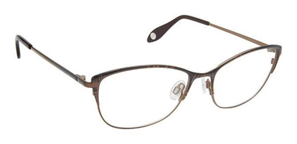 Fysh UK F-3669 Eyeglasses, S202-BROWN