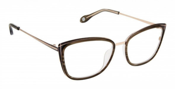 Fysh UK F-3666 Eyeglasses, S103-CHARCOAL ROSE GOLD