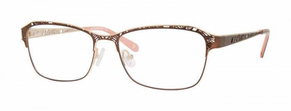 Liz Claiborne L 655 Eyeglasses, 009Q BROWN