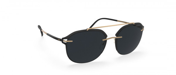 Silhouette Accent Shades 8730 Sunglasses, 9110 SLM Silver Mirror Gradient