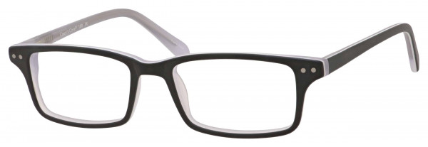 Casey's Cove CC160 Eyeglasses, Matte Black/Ice