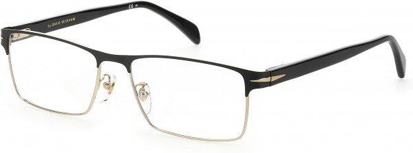 David Beckham DB 7015 Eyeglasses, 00NZ MTGD BLCK