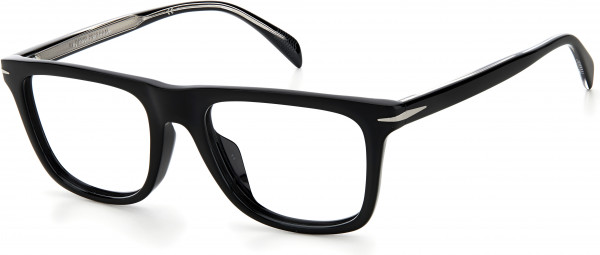 David Beckham DB 7061/F/BB Eyeglasses, 0BSC BLCK SILV