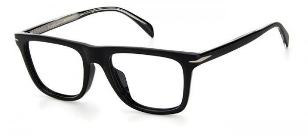 David Beckham DB 7061/F/BB Eyeglasses, 0BSC BLCK SILV