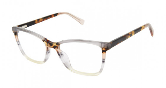 gx by Gwen Stefani GX081 Eyeglasses, Gold Houndstooth Print (GLD)