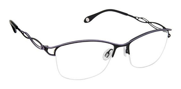 Fysh UK F-3673 Eyeglasses, M200-BLACK LAVENDER