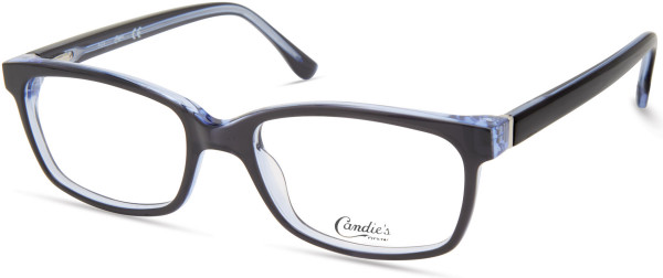 Candie's Eyes CA0199 Eyeglasses, 005 - Black/Crystal / Black/Crystal