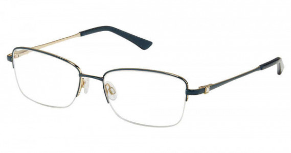 SuperFlex SF-585 Eyeglasses, S104-TEAL GOLD
