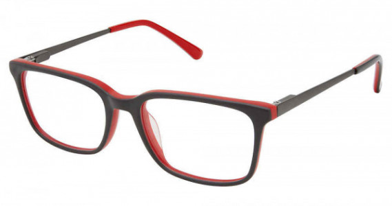 SuperFlex SFK-251 Eyeglasses, M303-GREY RED