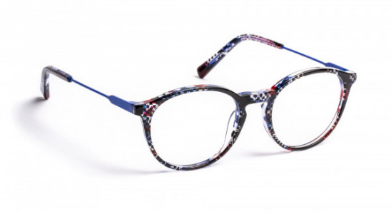 J.F. Rey LIKE Eyeglasses, 9060 DEMI YELLOW/SATIN BLACK 12/16 BOY