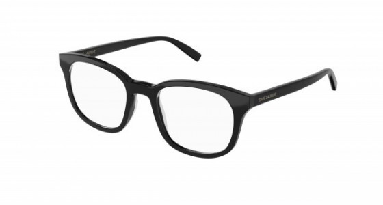 Saint Laurent SL 459 Eyeglasses, 005 - GREY with TRANSPARENT lenses