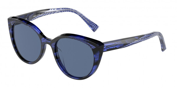 Alain Mikli A05066 ELINETTA SUN Sunglasses, 003/87 ELINETTA SUN METALLIC BLUE HOR (BLUE)