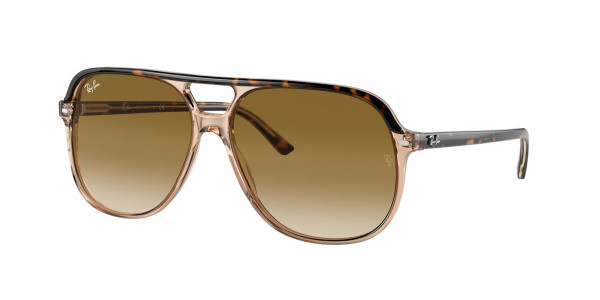 Ray-Ban RB2198 BILL Sunglasses, 1341B1 BILL BLUE ON TRANSPARENT DARK (BLUE)
