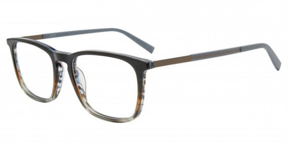 Jones New York VJOM543 Eyeglasses, BLACK HORN (0BLH)