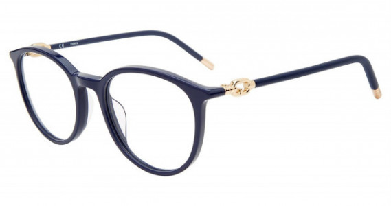 Furla VFU548 Eyeglasses, BLACK (0700)