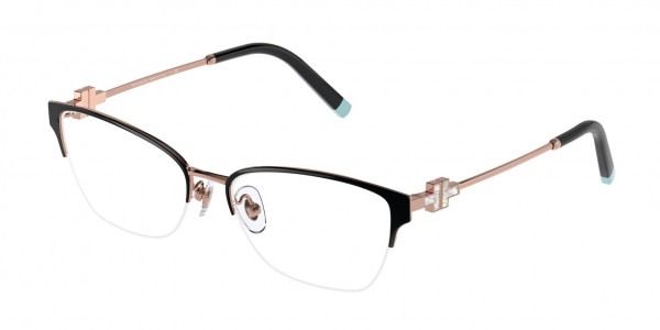 Tiffany & Co. TF1141 Eyeglasses, 6164 BLACK ON PALE GOLD (BLACK)