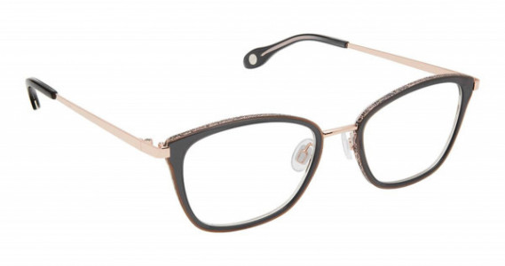 Fysh UK F-3678 Eyeglasses, S200-BLACK ROSE GOLD