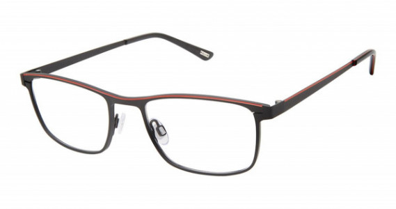 KLiiK Denmark K-702 Eyeglasses, M200-BLACK RED