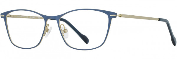 Scott Harris Scott Harris 744 Eyeglasses, 1 - Blue / Champagne