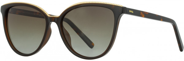 INVU INVU Sunwear 239 Sunglasses, 2 - Khaki / Gray Demi / Gold