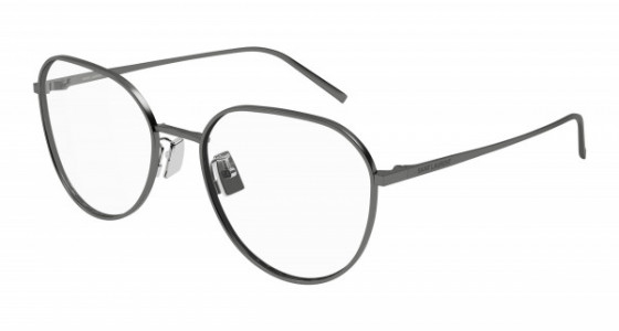 Saint Laurent SL 484 Eyeglasses, 001 - BLACK with TRANSPARENT lenses