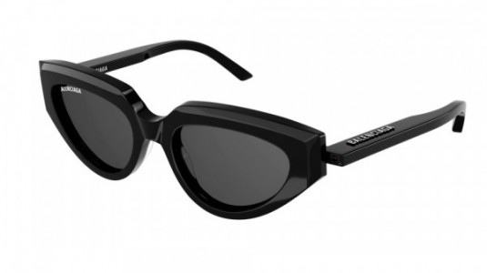 Balenciaga BB0159S Sunglasses, 003 - IVORY with GREY lenses
