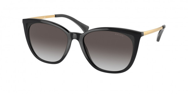 Ralph RA5280 Sunglasses, 500180 SHINY BLACK BLUE (BLACK)