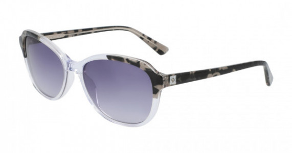 Anne Klein AK7078 Sunglasses, 020 Grey Crystal